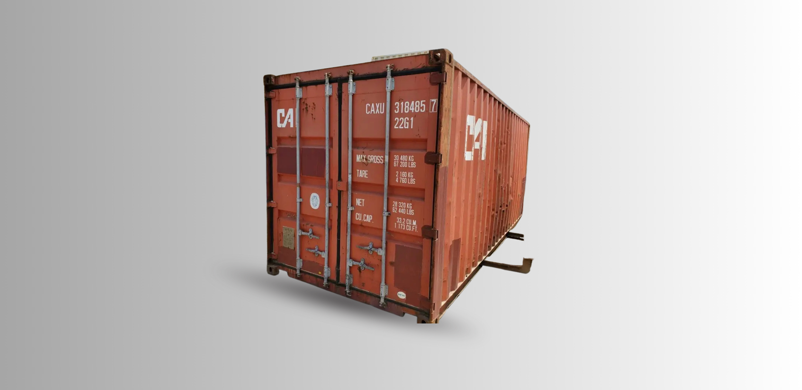 Used 20 ft Shipping Container Standard 8 ft 6 in High | Used AS IS