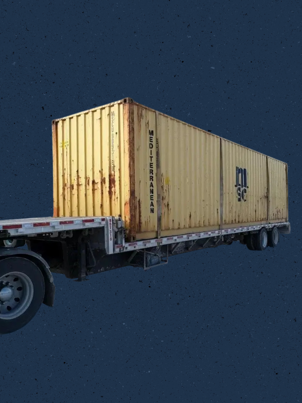 Used 40 ft Shipping Container High Cube 9 ft 6 in High | Used AS IS