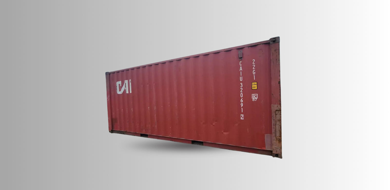 Used 20 ft Shipping Container Standard 8 ft 6 in High | Used Cargo Worthy CW