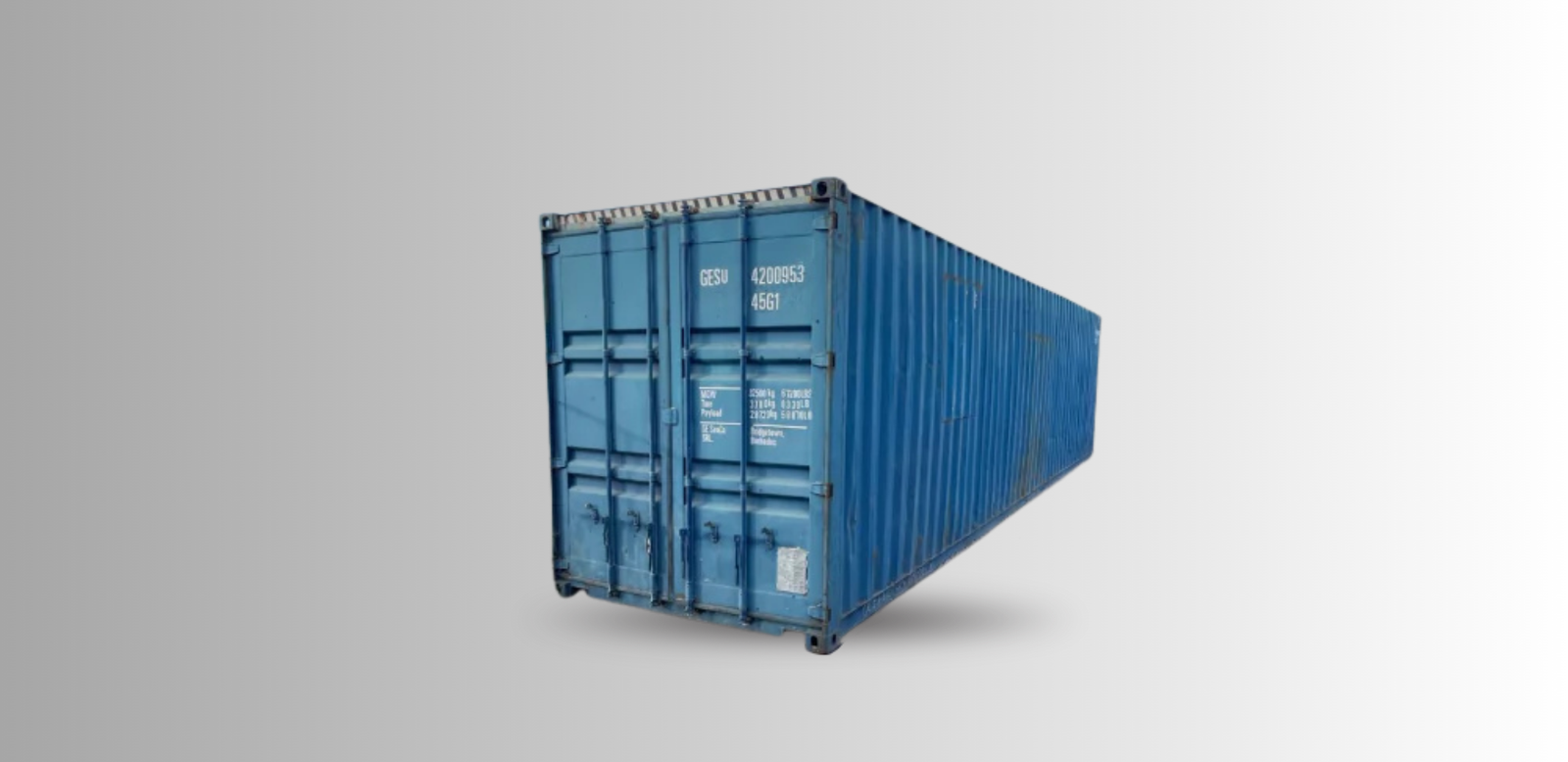 Used 40 ft Shipping Container Standard 8 ft 6 in High | Used Cargo Worthy CW