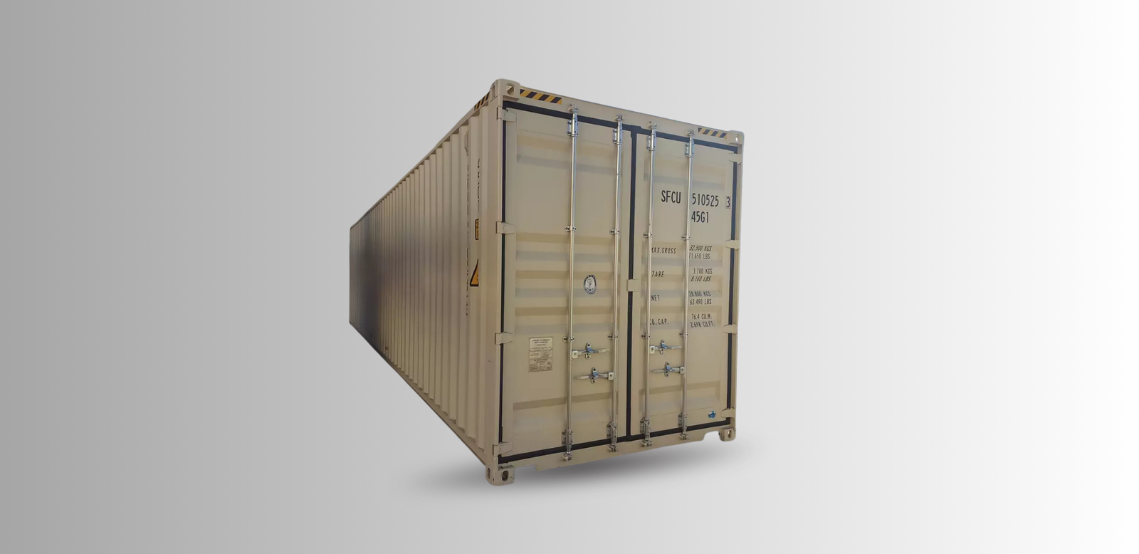 New 40 ft Shipping Container High Cube 9 ft 6 | New IICL