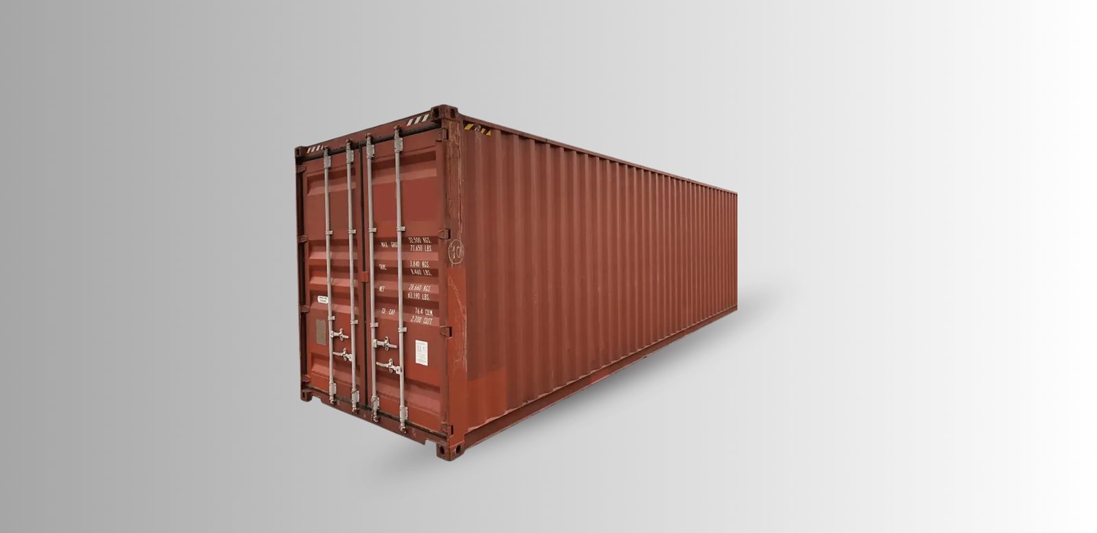 Used 40 ft Shipping Container Standard 8 ft 6 in High | Used IICL