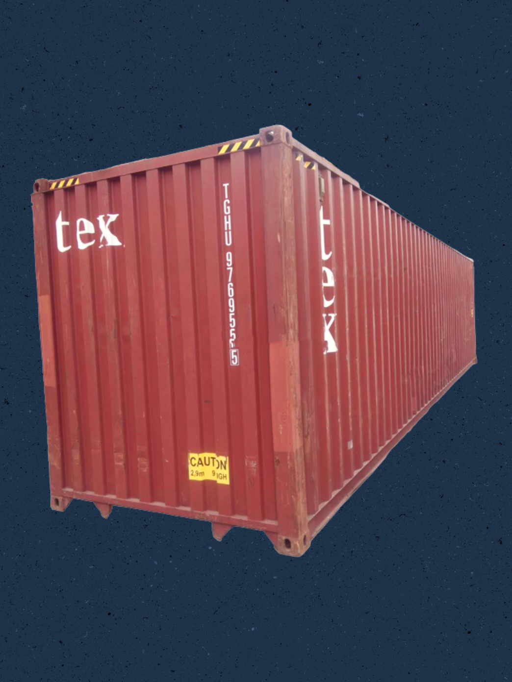 Used 40 ft Shipping Container High Cube 9 ft 6 in High | Used IICL